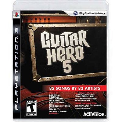 Guitar Hero 5 Seminovo – PS3