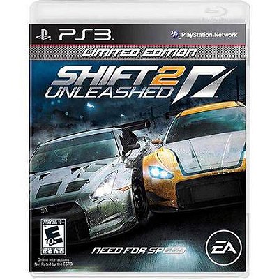 Need For Speed Shift 2 Unleashed Limited E. Seminovo – PS3