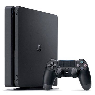 Console Playstation 4 Slim 500GB + Jogo catálogo de brinde Seminovo