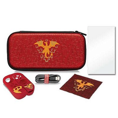 Case Starter Kit Charizard Pokémon + Película Vidro – Nintendo Switch