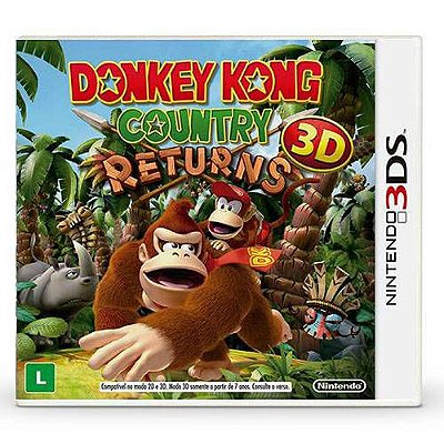Donkey Kong Country Returns 3D Seminovo – 3DS