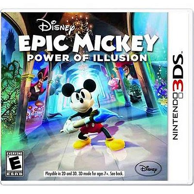 Epic Mickey Power Of Illusion Seminovo – 3DS