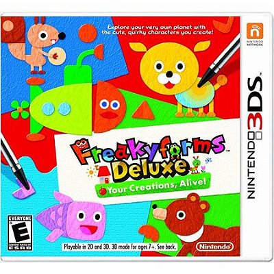 Freakyforms Deluxe Your Creations, Alive! Seminovo – 3DS