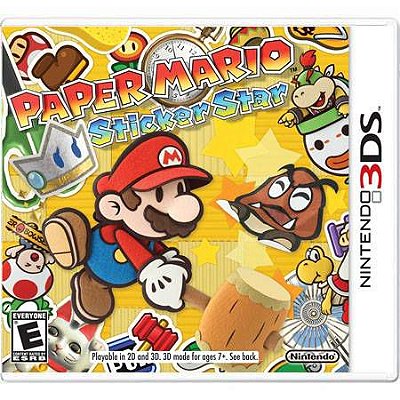 Paper Mario Sticker Star Seminovo – 3DS