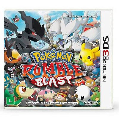 Pokémon Rumble Blast Seminovo – 3DS