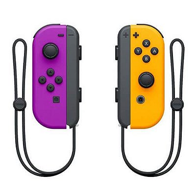 Controle Joy Con Nintendo Switch Neon Purple/Orange
