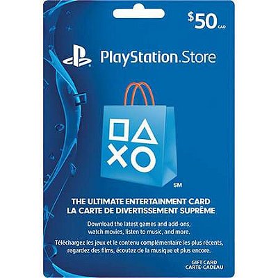 Cartão PSN $50 – Playstation Network Card – USA