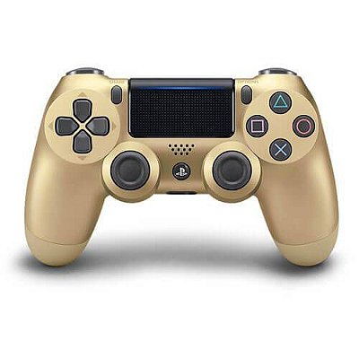 Controle Sem Fio – Dualshock 4 Dourado (Gold) Seminovo – PS4