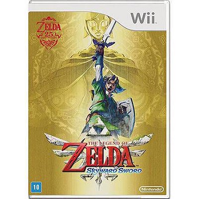 Legend of Zelda Skyward Sword 25th Anniversary Seminovo – Wii