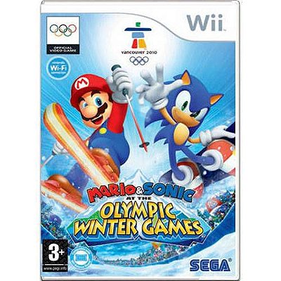 Mario e Sonic At The Olympic Winter Games Seminovo - Wii