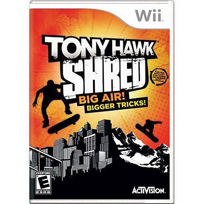Tony Hawk Shred Big Air! Bigger Tricks! Seminovo – Nintendo Wii