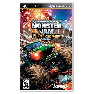 Monster Jam Path of Destruction Seminovo – PSP