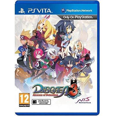 Disgaea 3: Absence of Detention Seminovo – PS VITA