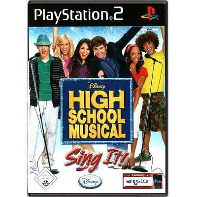 Disney High School Musical Sing It! Seminovo – PS2
