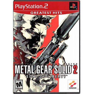 Metal Gear Solid 2 Sons of Liberty Seminovo – PS2