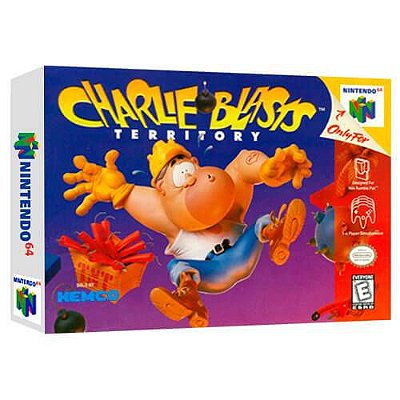 Charlie Blasts Territory Seminovo - Nintendo 64 - N64