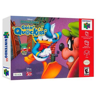 Donald Duck Goin Quackers Seminovo - Nintendo 64 - N64