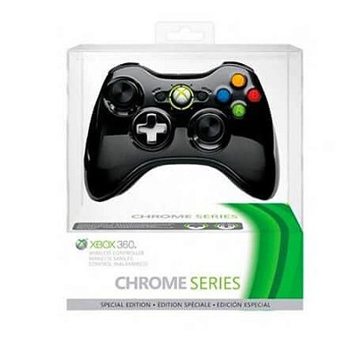 Controle Sem Fio Original Chrome Series Microsoft - Xbox 360