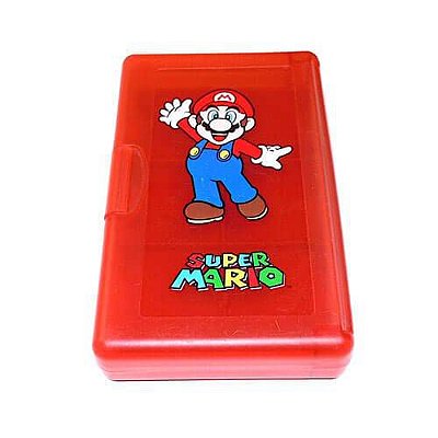 Estojo de Armazenamento de Jogos Mario - Nintendo DS