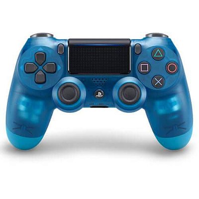 Controle Sem Fio – Dualshock 4 Transparente Azul (Crystal ) – PS4