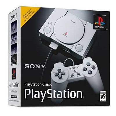 Playstation Classic (Com 10 mil jogos) Oficial - Já Disponível!