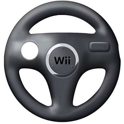 Volante Nintendo Wii Preto Seminovo