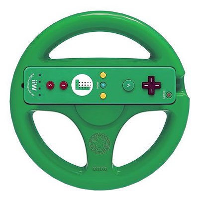 Volante Mario Kart 8 Luigi Seminovo - Wii U ( Remote não Incluido )
