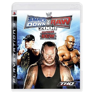 SmackDown vs. Raw 2008 Seminovo - PS3