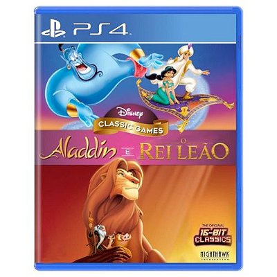 Disney Classic Games Aladdin e O Rei Leão Seminovo - PS4