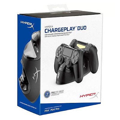 ChargePlay Duo HyperX - Carregador para Controle PS4 Dualshock 4