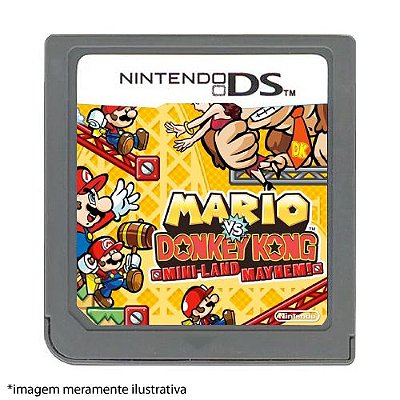 Mario Vs Donkey Kong: Mini-Land May Hem! Seminovo (SEM CAPA) - Nintendo DS