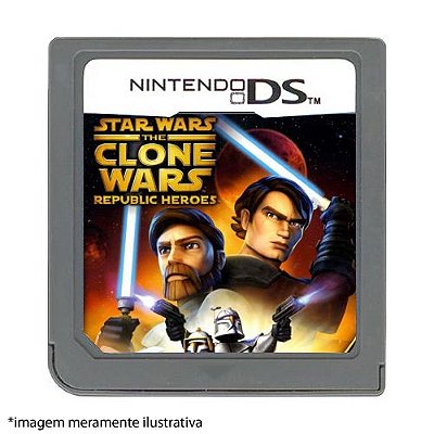 Star Wars: The Clone Wars – Republic Heroes Seminovo (SEM CAPA) - DS