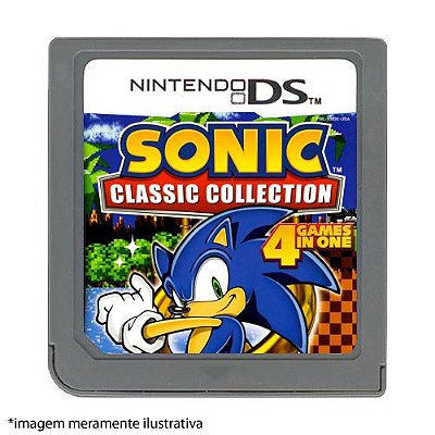Sonic Classic Collection Seminovo (SEM CAPA) - DS