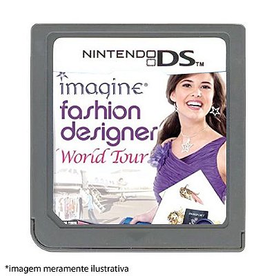 Imagine: Fashion Designer World Tour Seminovo (SEM CAPA) - Nintendo DS