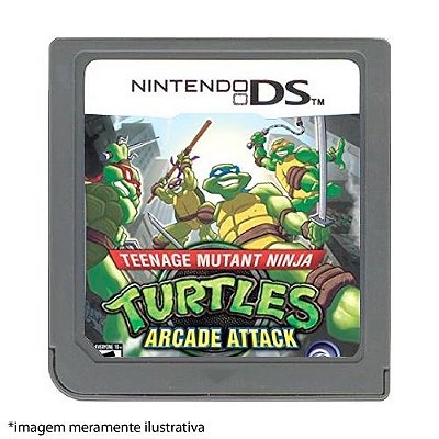 Turtles Arcade Attack Seminovo (SEM CAPA) - Nintendo DS
