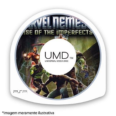 Marvel Nemesis: Rise of the Imperfects (SEM CAPA) Seminovo - PSP