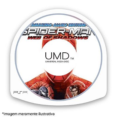Spider-Man Web of Shadows (SEM CAPA) Seminovo - PSP