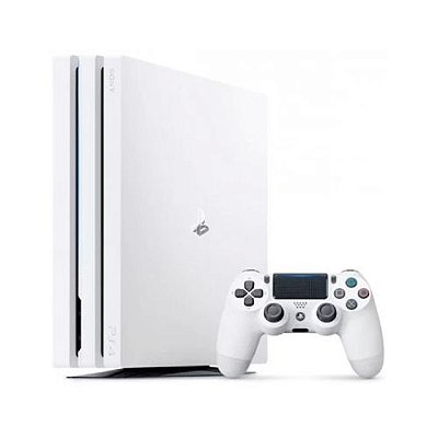 Console PlayStation 4 PRO 1TB Branco Seminovo - Sony