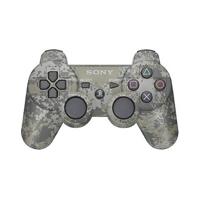 Controle Sony Dualshock 3 Camuflado Seminovo - PS3