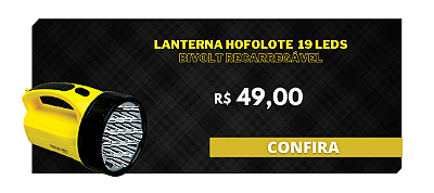 Lanterna Holofote 19 Leds