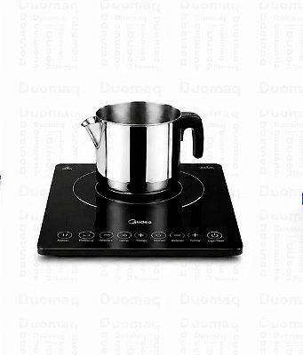 Mini Derretedor de Parafina Elétrico Bi-Volt (110V-220V) + Recipiente de Aço Inox 2 Litros