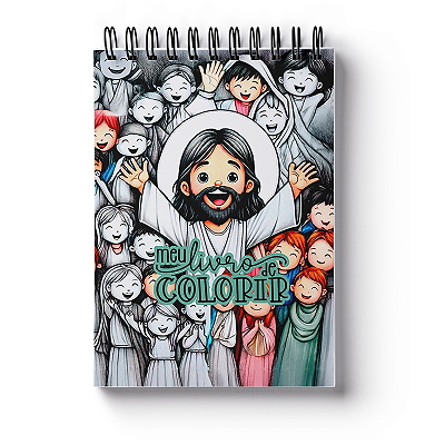 Livro de Colorir Com Jesus