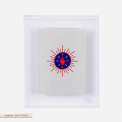 Quadro Caixa Acrílico Imã - Sagrado Oração