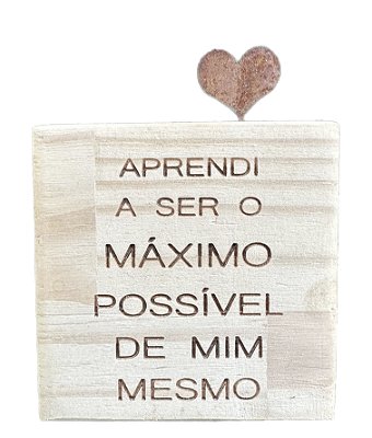 Cubo - Aprendi a ser o máximo possível de mim mesma