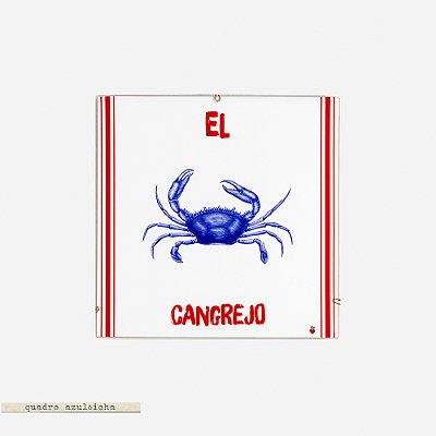 Quadro Azuleicha Avulso - Caranguejo