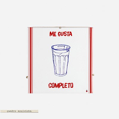 Quadro Azuleicha Avulso - Copo
