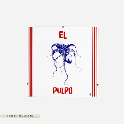 Quadro Azuleicha Avulso - Polvo