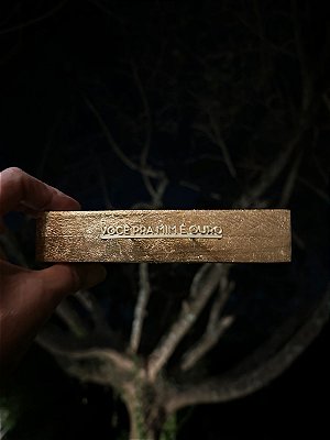 Bloco Retangular - Você pra mim é ouro