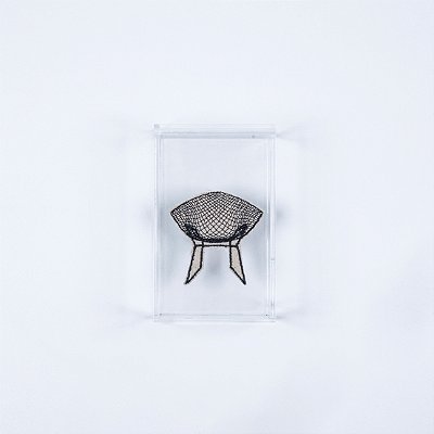 Caixa Acrílica Cadeira - Bertoia Diamond 1952