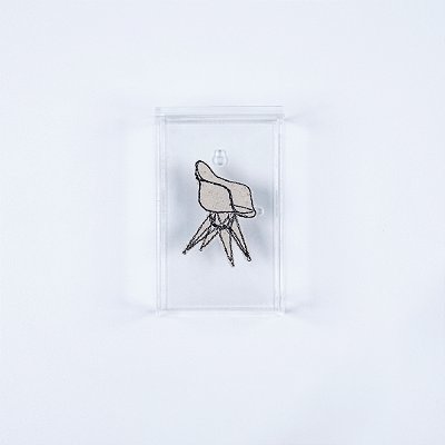 Caixa Acrílica Cadeira - Eames Rar 1948